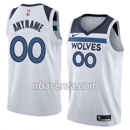 Camiseta Hombre Minnesota Timberwolves Personalizadas Nike 2017-18 Blanco Swingman Camiseta Hombre Minnesota Timberwolves Personalizadas Nike 2017-18 Blanco Swingman